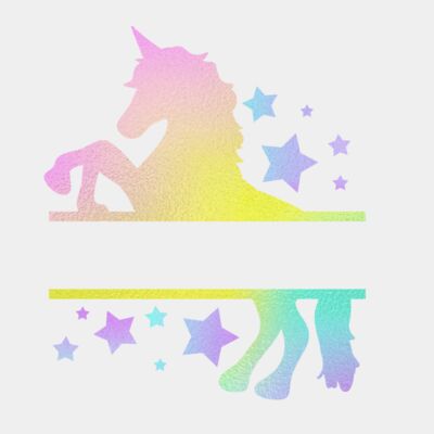 Unicorn Monogram Rainbow Thumbnail