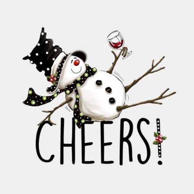 Tipsy Snowman Wine Cheers Thumbnail