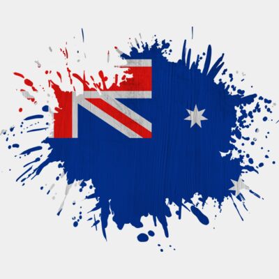 Aussie Paint Splatter Thumbnail