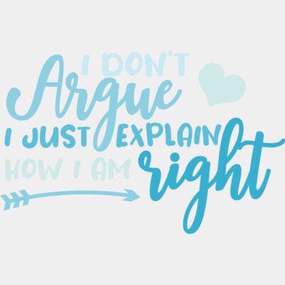 I don't argue... Thumbnail