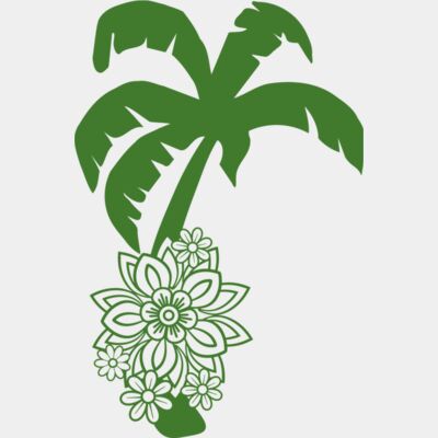 Floral Palm Tree Thumbnail