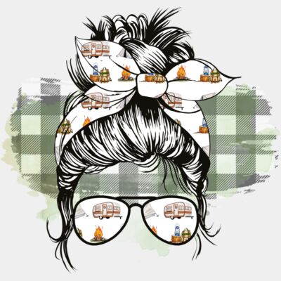 Camping messy bun Thumbnail