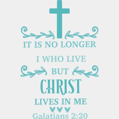 It is no longer I who live but Christ lives in me Thumbnail