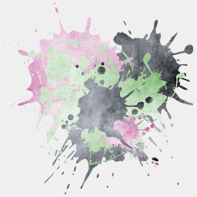 Pink, Green And Grey Splash Thumbnail