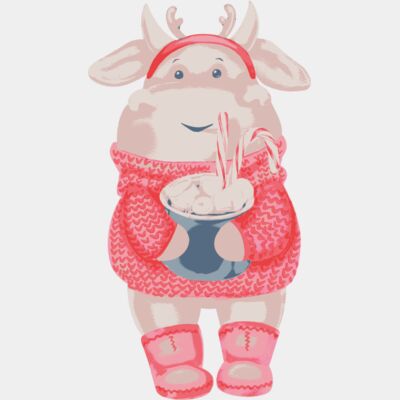 Christmas Bull With Cocoa Thumbnail