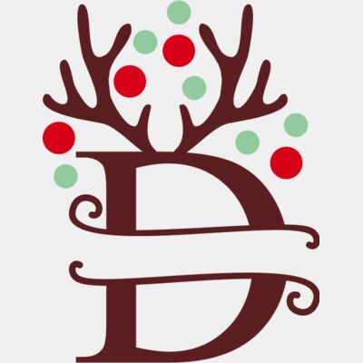 Christmas Monogram D Thumbnail