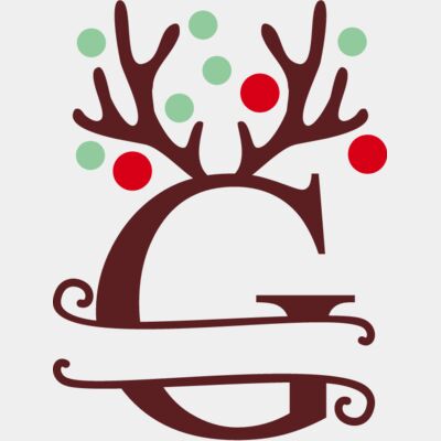 Christmas Monogram G Thumbnail