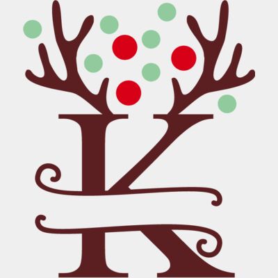 Christmas Monogram K Thumbnail
