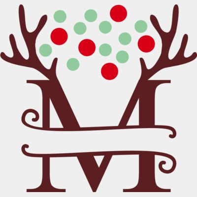 Christmas Monogram M Thumbnail