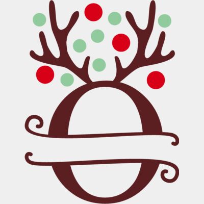 Christmas Monogram O Thumbnail