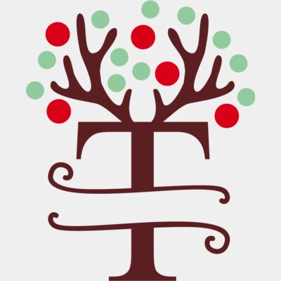 Christmas Monogram T Thumbnail