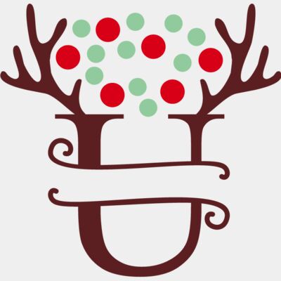 Christmas Monogram U Thumbnail