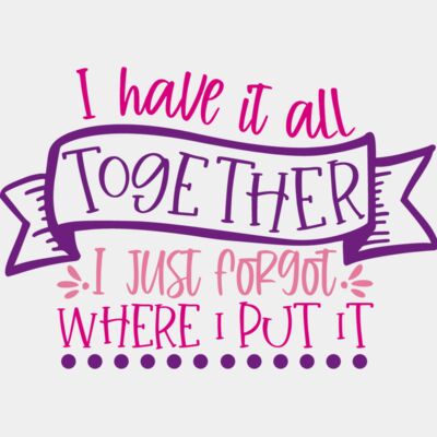 I Have It All Together Thumbnail