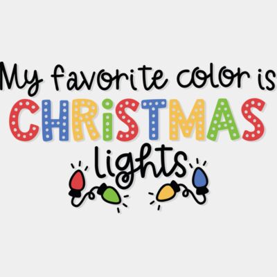 Favourite Colour Christmas lights Thumbnail