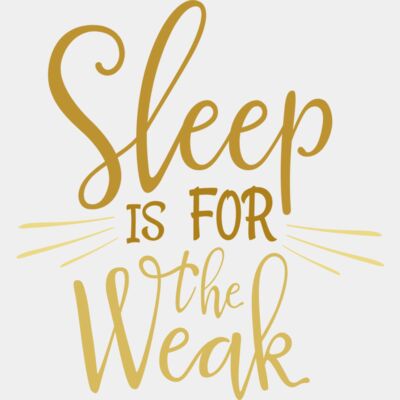 Sleep is for the weak Thumbnail