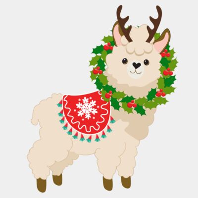 Christmas llama Thumbnail