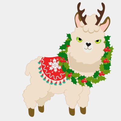 Christmas llama Thumbnail
