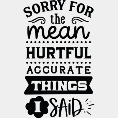 Sorry for the mean  Thumbnail