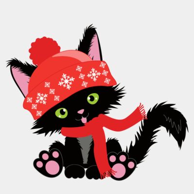 Cute cat with hat Thumbnail