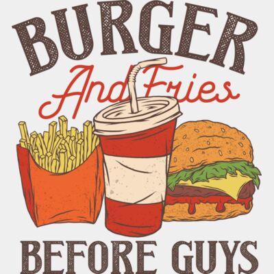 Burger and fries before guys Thumbnail