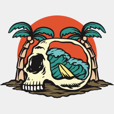 Summer vibes skull Thumbnail
