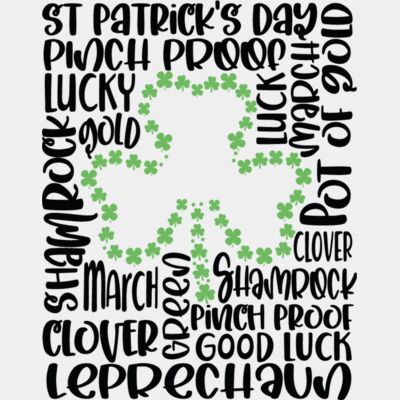 St Patricks Day Word Art Thumbnail