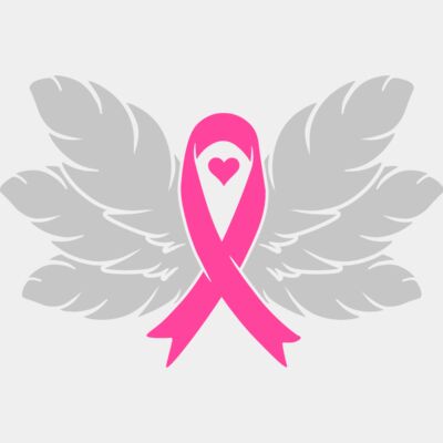 Pink ribbon butterfly Feathers Thumbnail