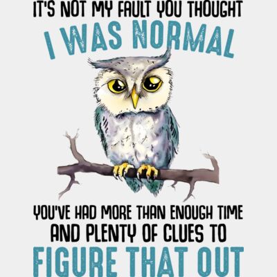 It's Not My Fault You Thought I Was Normal Thumbnail