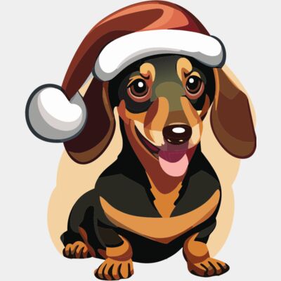 Dachshund Santa Hat Thumbnail