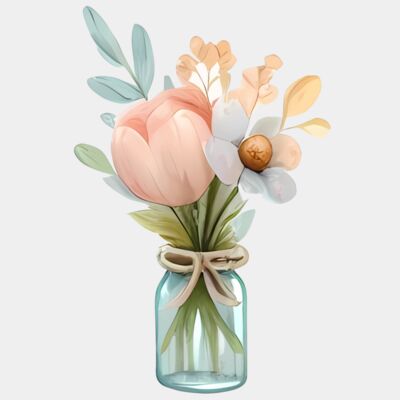 Flowers in a Jar  Thumbnail