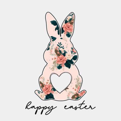 Happy Easter Flower Print  Thumbnail
