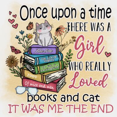 Girl Who Loves Cat's & Books  Thumbnail