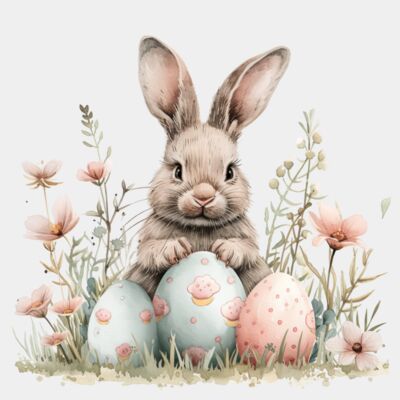 Rabbit With Egg's 4  Thumbnail