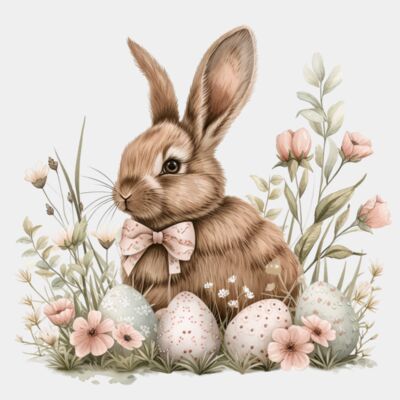 Rabbit With Eggs 2 Thumbnail