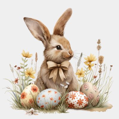 Rabbit With Eggs 3 Thumbnail