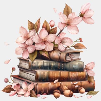 Books & Cherry Blossoms  Thumbnail