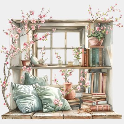 Window & Books  Thumbnail