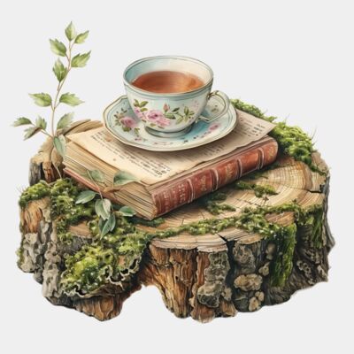 A Book And A Cup Of Tea Thumbnail