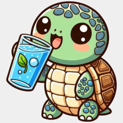 Drinking Turtle  Thumbnail