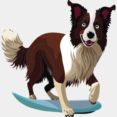 Border collie Surfing Thumbnail