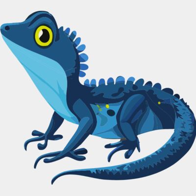 Blue Crested Lizard Thumbnail