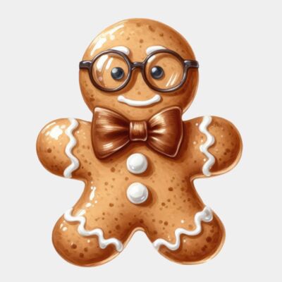 Nerdy gingerbread man  Thumbnail