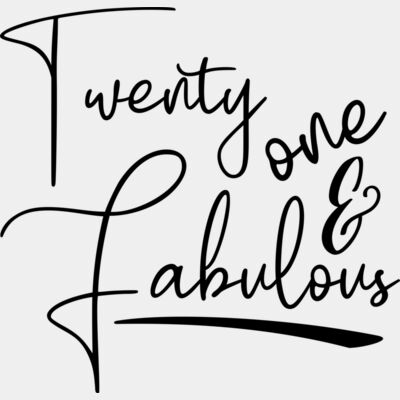 twenty one and fabulous  Thumbnail