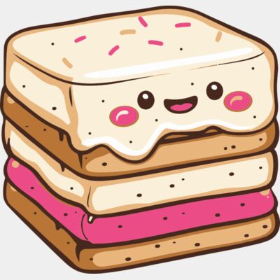 Cute Kawaii Ice Cream Sandwich Thumbnail
