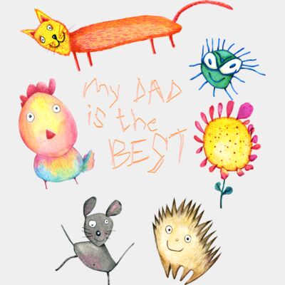 Kids Art My Dad s the best Thumbnail