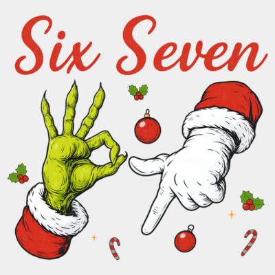 Six Seven Christmas Meme Design Thumbnail