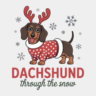 Dachshund Through the Snow Thumbnail