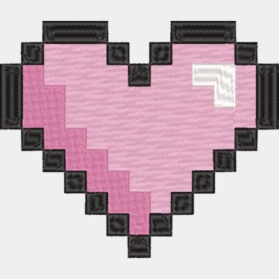 Pixel Heart with Shadow 15CM Thumbnail