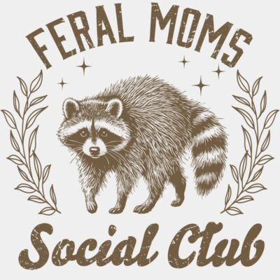 Feral Moms Social Club - Brown Thumbnail