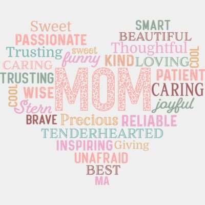 Heart of Words Mom - Colourful Thumbnail